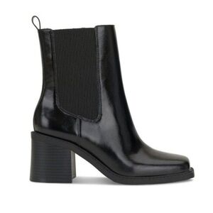I.N.C. International Concepts Mapiya Faux Leather Square-Toe Ankle Booties - NIB
